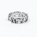 925 Sterling Silver handmade Elephant Ring For Women