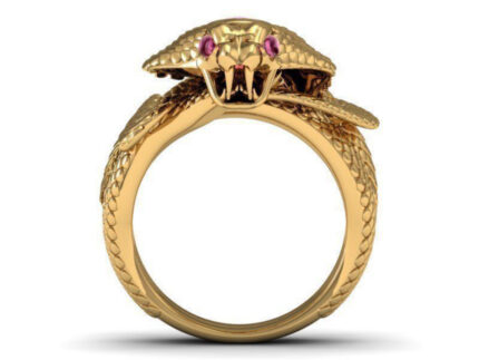 Snake Ruby Ring For Women