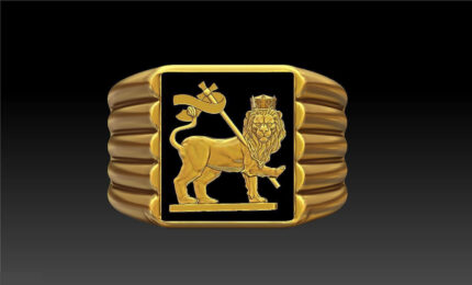 Lion Flag Ring For Men Women