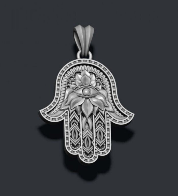 Hemsa Pendant Necklace For Men Women