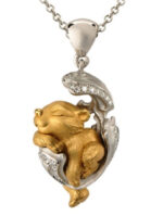 Judah Small Lion Pendant Necklace