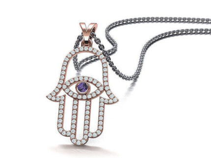 Hamsa Evil Eye Necklace