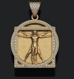 Vitruvian Man Pendant