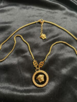 Medusa Head Coin Necklace