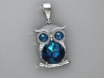 Owl Sapphire Pendant