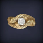 ouroboros Snake Ring For Women