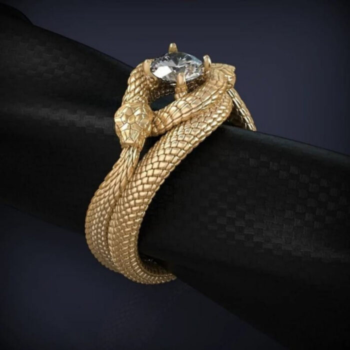 ouroboros Snake Ring For Women