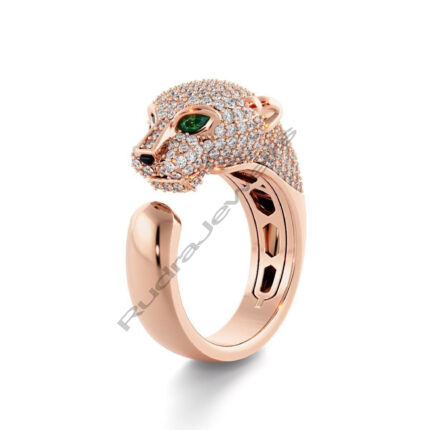 Panther Diamond Ring For Men Women