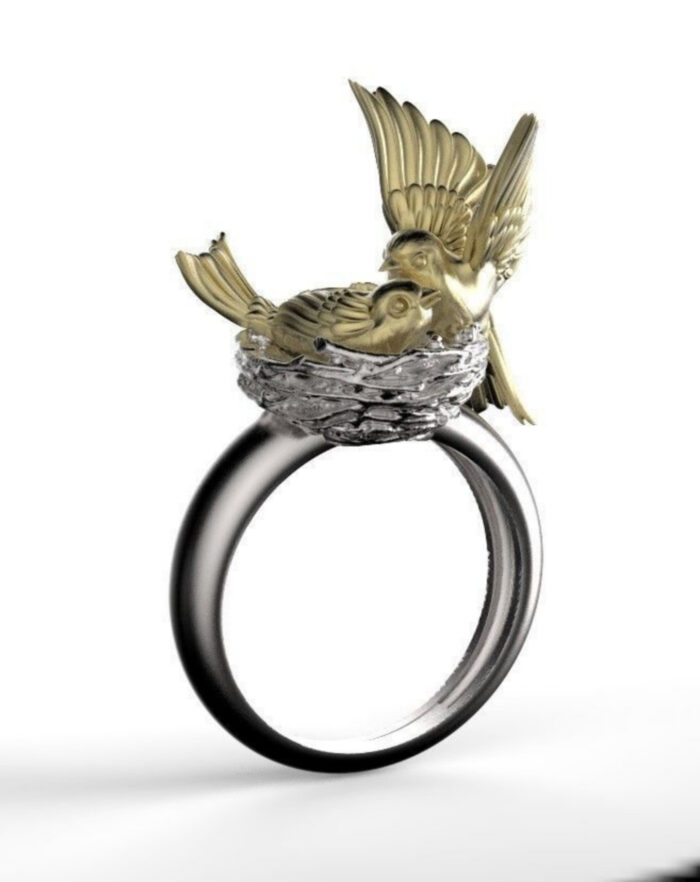 Birds Ring For Women