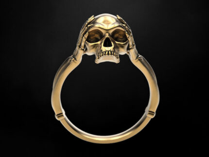 Skull Head Ring For Her Him