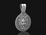 Greek Medusa Pendant