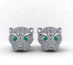 Panther Stud Earrings