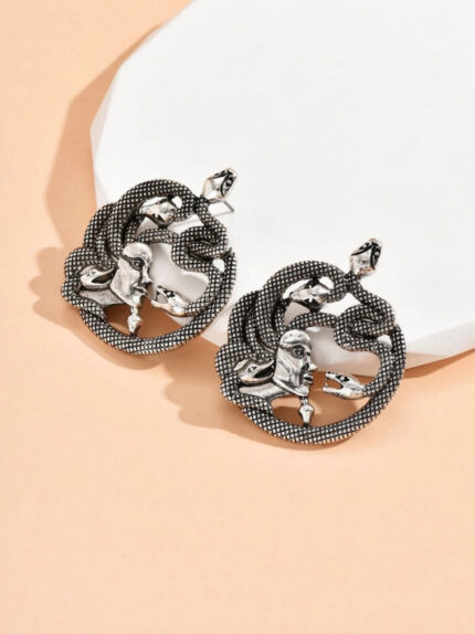 Medusa Snake Dangle And Drop Earrings For Women